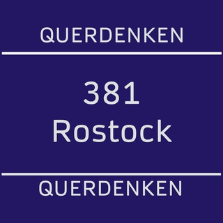 Logo des Telegrammkanals querdenken_381 - QUERDENKEN (381 - ROSTOCK) - INFO-Kanal