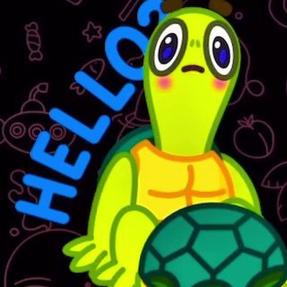 Логотип телеграм канала @quick_turtle — ЧАРАПАХА