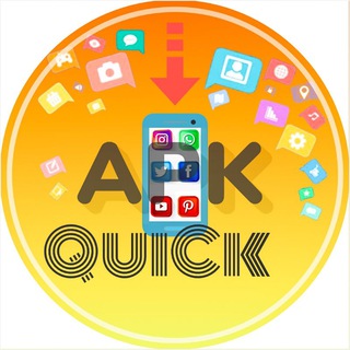 Логотип телеграм канала @quickapk — Quick APK 📱