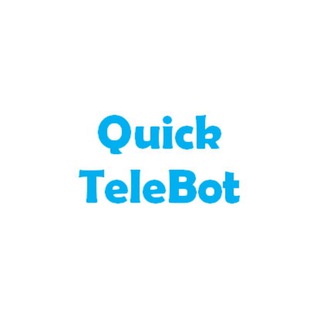 Логотип телеграм канала @quicktelebot_ru — QuickTeleBot