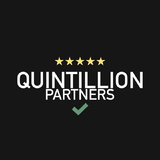 Логотип телеграм канала @quintillion_partners — VIP PARTNERS 👑