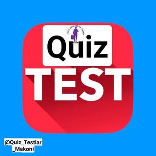 Telegram kanalining logotibi quiz_testlar_makoni — Quiz testlar makoni