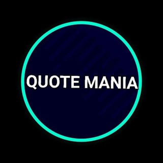 Logo of telegram channel quote_mania — Quote Mania