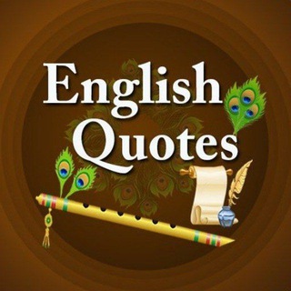 Telegram kanalining logotibi quotes_english_inglizcha_status — English Quotes | Inglizcha Statuslar | Quotery️