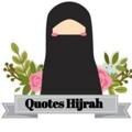 Logo saluran telegram quoteshijra — ༆ Quotes Hijrah༆