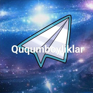 Telegram kanalining logotibi ququmboyliklar — QUQUMBOYLIKLAR 💯