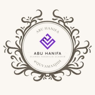 Telegram channel Abu Hanifa masjidi logo