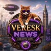 Логотип телеграм канала @qwettyako — VERESK NEWS 😈