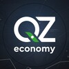 Telegram арнасының логотипі qz_economy — QZ Economy. Талдау