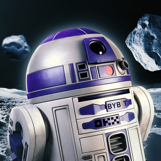 Логотип телеграм канала @r2d2_space — R2-D2 WITH CRYPTO SPACE