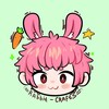 Логотип телеграм канала @rabb1tcrafts — Кролик что-то делает