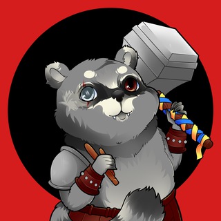 Логотип телеграм канала @raccoon_print_shop — Raccoon Print Shop