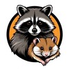 Логотип телеграм канала @raccoonhamster — Хомонот | Юмор