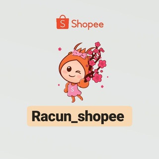 Logo saluran telegram racunshopeebyfhaa — RACUN SHOPEE MURAH✨🛒