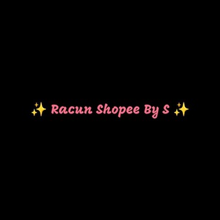 Logo saluran telegram racunshopeeootdbys — Racun Shopee By S ✨