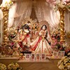 Логотип телеграм канала @radhashyammandir — Вести Храма Шри Шри Радха Шьям Гранд Мандир