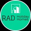 Логотип телеграм канала @radholidaydubai — RAD Holiday Homes - аренда квартир Дубай