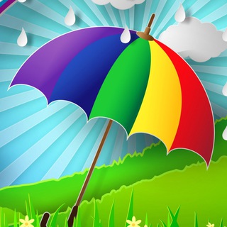 Логотип телеграм канала @radugadva — Школа🌈 Радужный Зонтик ☂️