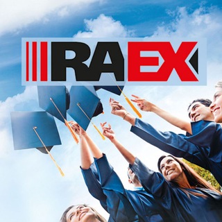 Логотип телеграм канала @raex_ed — RAEX Образование