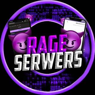 Логотип телеграм канала @rage_serwers — RAGE SERWERS