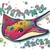 Логотип телеграм канала @raja_clavata — Крапчатая лисица
