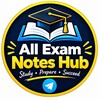 Telegram channel All Exam Notes Hub logo