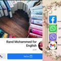 Logo saluran telegram rand_94m — Rand Mohammed for English