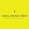 Telegram channel Liberty, Libertad, Liberté logo