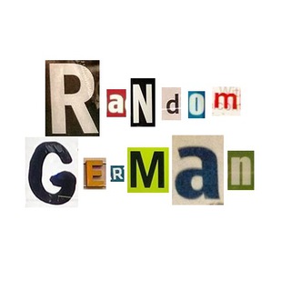 Логотип телеграм канала @randomgerman — Random German - случайные немецкиe слова