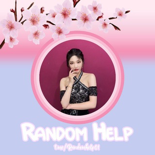 Logo saluran telegram randomhelp01 — .ﾟ🌻 Rᥲᥒძ᥆m һᥱᥣ⍴ ˇˇԅ۝✧ ( Pindah ch )