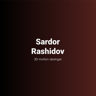 Telegram kanalining logotibi rashidoff_motion — Sardor Rashidov (motion)