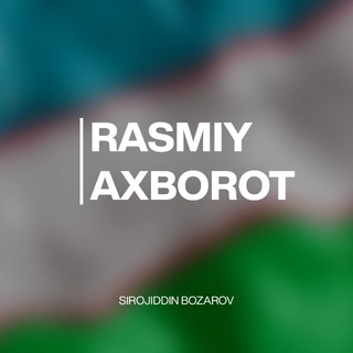 Telegram kanalining logotibi rasmiyaxborot_xabar — Rasmiy axborot | Xabar