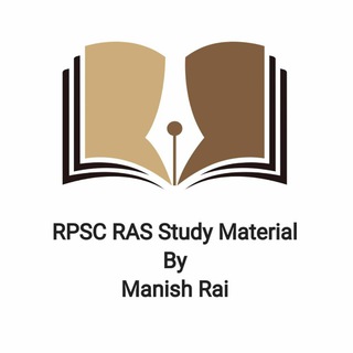 टेलीग्राम चैनल का लोगो raspreparationmr — RPSC RAS Study Material By Manish Rai