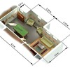 Логотип телеграм канала @razmerykomnat — Планировки РазмерыКом🏠