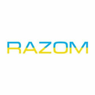 Логотип телеграм -каналу razomworld — Razom.world