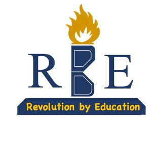 Logo of telegram channel rbe_s — RBE- REVOLUTION BY EDUCATION