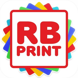Логотип телеграм канала @rbprint_mlt — РБ принт