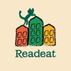 Логотип телеграм -каналу readeat_kt — Домашня книгарня Readeat. Комфорт Таун