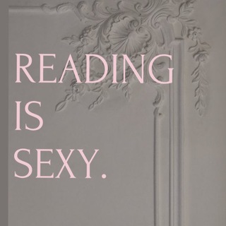 Логотип телеграм канала @reading_sexy — reading is sexy