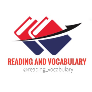 Telegram kanalining logotibi reading_vocabulary — Reading and vocabulary