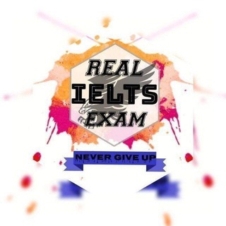 Telegram channel REAL IELTS EXAM logo