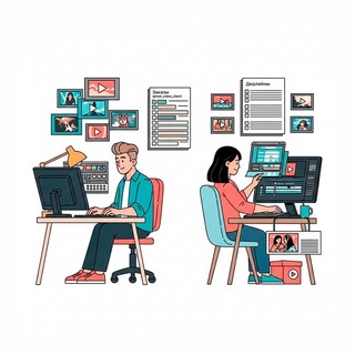 Telegram channel Видеомонтаж AI - ВАКАНСИИ 🎬 logo