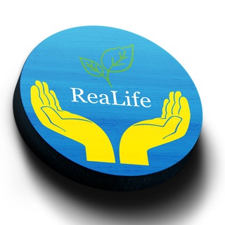 Логотип телеграм -каналу realife_realife — Допомога Залежним