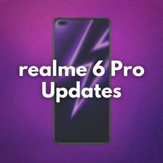 Logo saluran telegram realme6pro_updates — Realme 6 Pro | Updates [Official]
