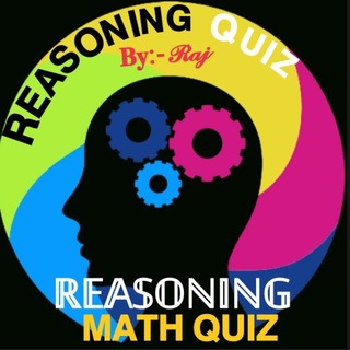 Logo of telegram channel reasoningbyraj — REASONING QUIZ BOT QUESTIONS