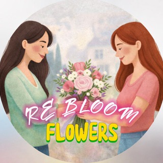 Telegram каналынын логотиби rebloom_kg — Re Bloom Flowers Бишкек