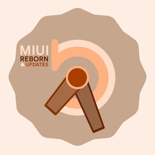 Logo saluran telegram reborn_dll — Miui Reborn | chanel #M•R•T