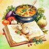 Логотип телеграм канала @recepty_ae — МИР РЕЦЕПТОВ