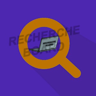 Logo of telegram channel rechercheboard — Recherche Board