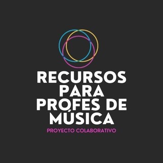 Logotipo del canal de telegramas recursosparaprofesdemusica - Recursos para profes de Música